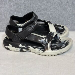 Teva Hurricane Drift Waterproof Sandals-Huemix Black Swirl-Women Size 8